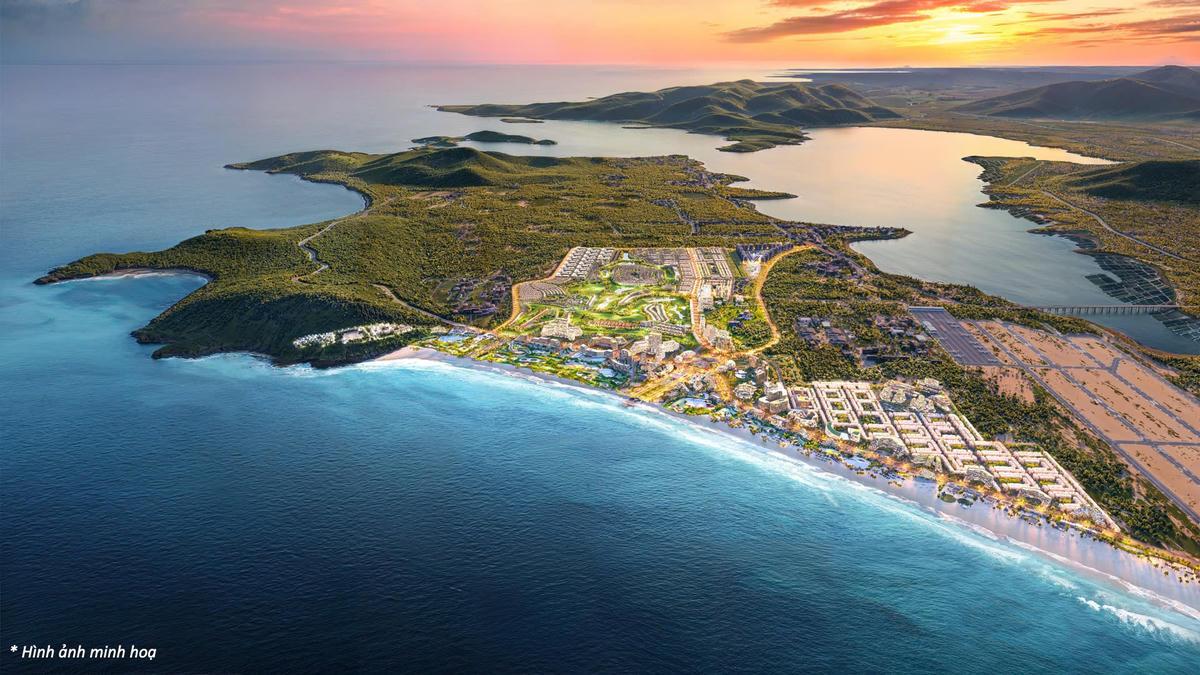 Đại đô thị biển CaraWorld 800 ha với lợi thế liên hoàn hàng không - hàng biển hiếm có.