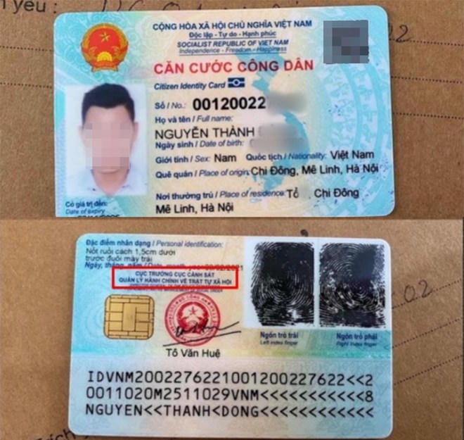 Phạt đến 10 triệu đồng cho hành vi làm giả, cho thuê, cầm cố thẻ căn cước công dân 