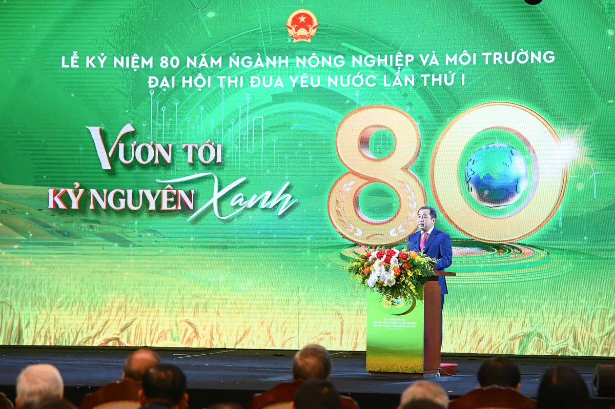 Theo Bộ trưởng Trần Đức Thắng, bước vào giai đoạn phát triển mới - kỷ nguyên vươn mình của dân tộc mục tiêu xuyên suốt của ngành, đó là phát triển nông nghiệp sinh thái, nông thôn hiện đại, nông dân văn minh. Ảnh: NN