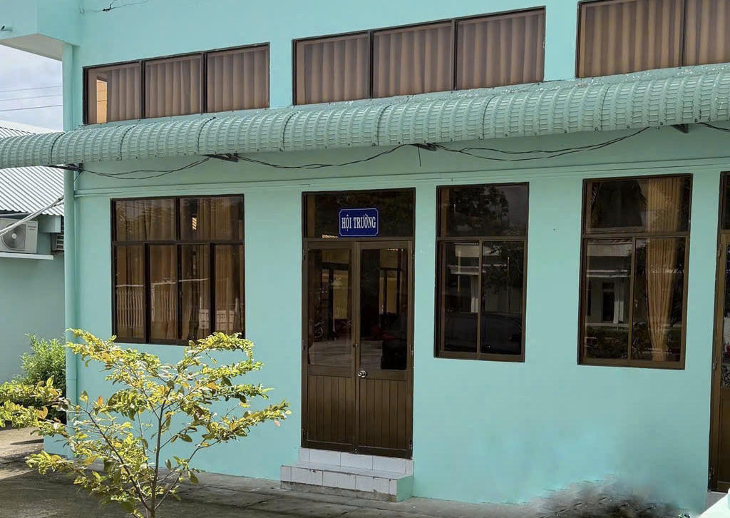 Hội trường Công an phường Tô Châu (ảnh: TT)