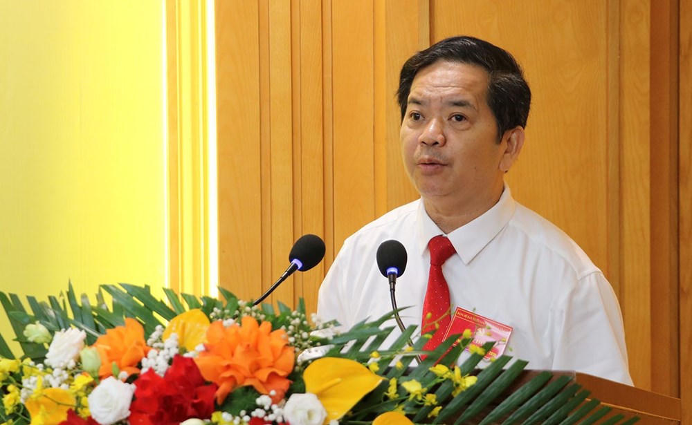 Ông Bùi Nhân Sâm - tân Giám đốc Sở Giáo dục và Đào tạo Hà Tĩnh. Ảnh: HN.