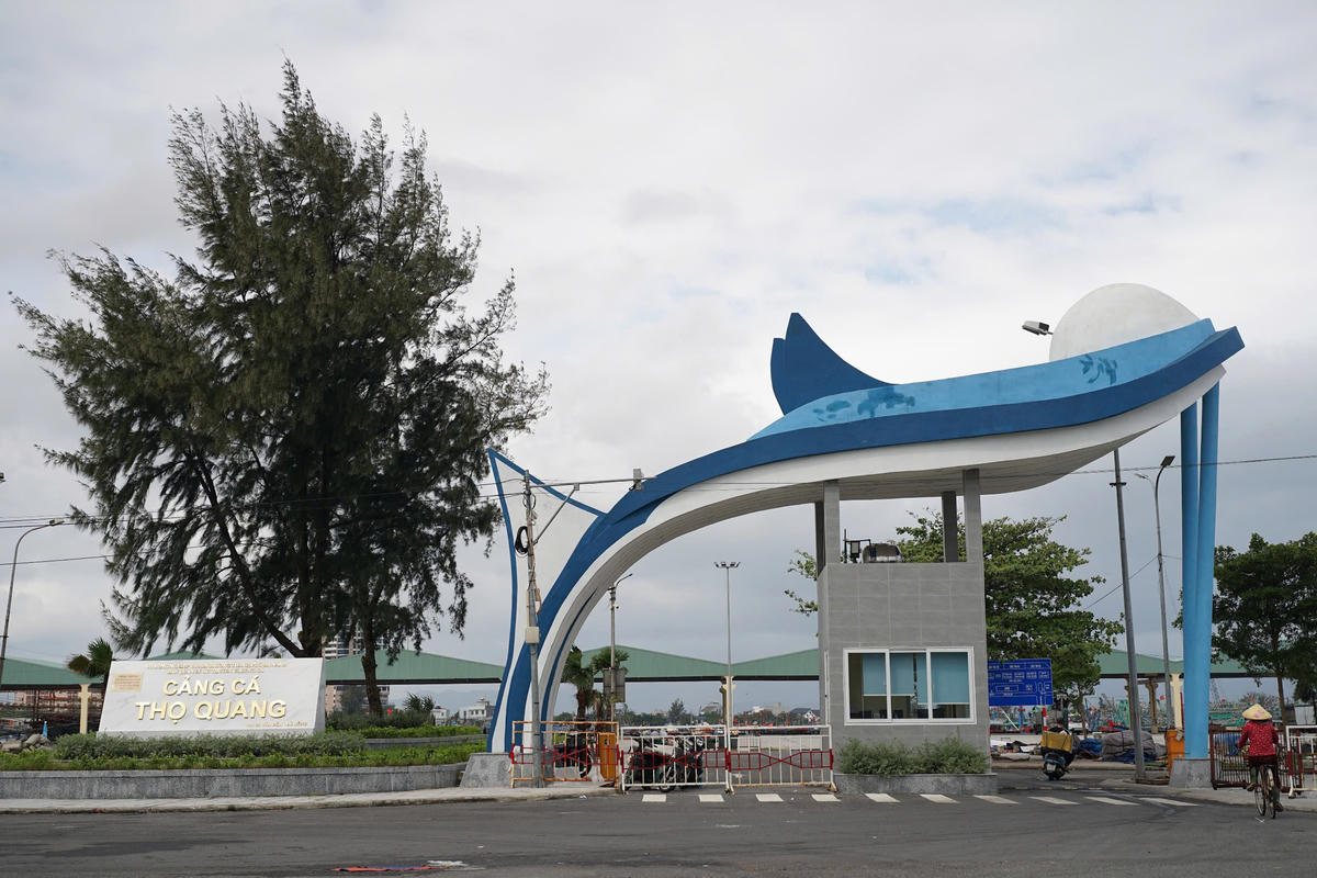 Khu vực cổng vào. Ảnh: Nguyễn Tú.