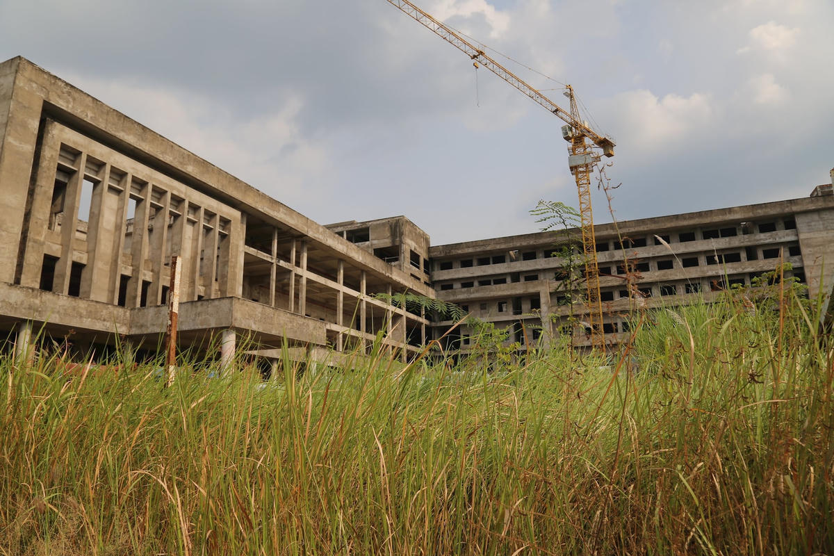 Dự án Bệnh viện Ung Bướu Cần Thơ. (ảnh: Thanh Tiến)