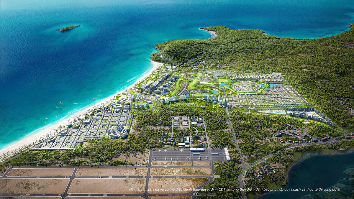 CaraWorld là đại đô thị biển đầu tiên tại Việt Nam có vị trí liền kề sân bay và cảng quốc tế.