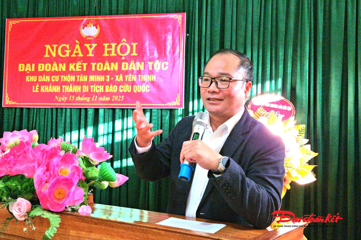 Nhà báo - Tiến sỹ Nguyễn Đăng Khang, Phó Tổng biên tập Báo Đại đoàn kết. Ảnh: TN.