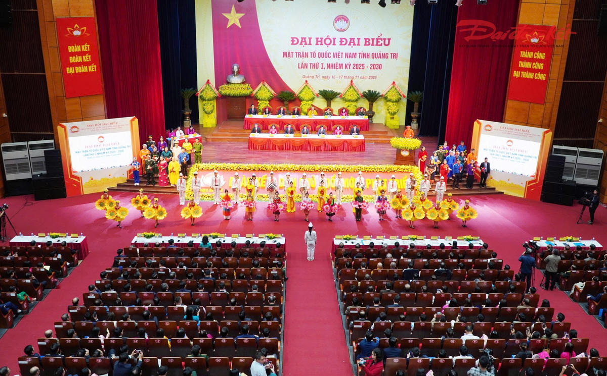 Phó Chủ tịch Hoàng Công Thủy dự Đại hội đại biểu Mặt trận Tổ quốc Việt Nam tỉnh Quảng Trị