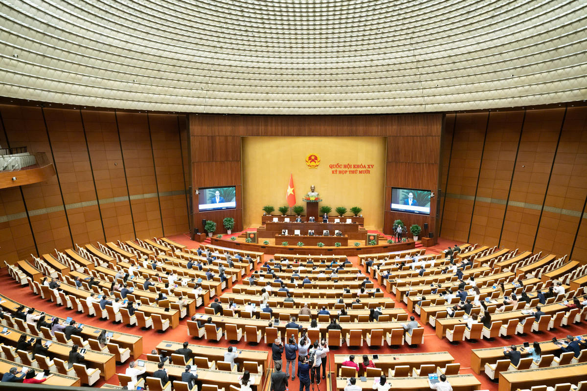 Toàn cảnh phiên họp (Ảnh: Quang Vinh)