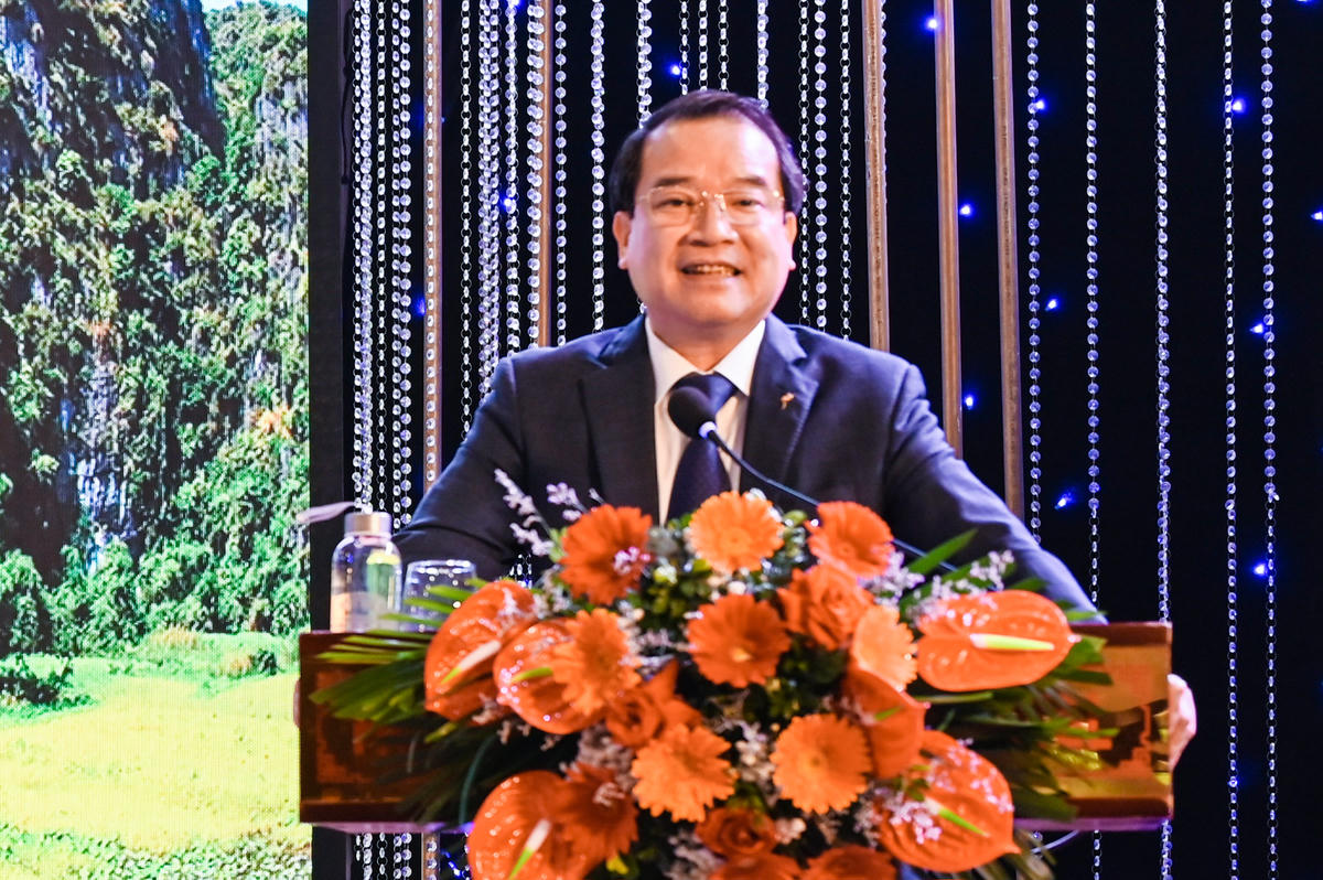 Ông Hà Văn Siêu - Phó Cục trưởng Cục du lịch quốc gia Việt Nam phát biểu tại hội nghị. Ảnh: Đình Minh
