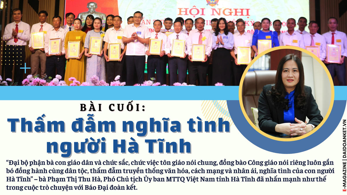 Bài cuối: Thấm đẫm nghĩa tình người Hà Tĩnh