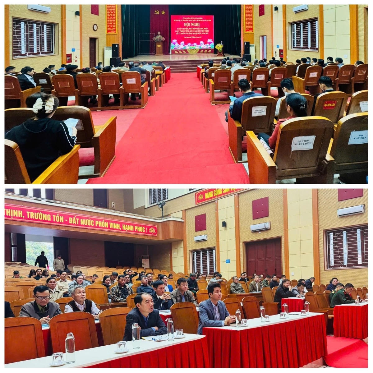 Hội nghị tuyên truyền, phổ biến pháp luật giúp đồng bào dân tộc thiểu số hiểu đúng pháp luật. Ảnh: Q. Trâm