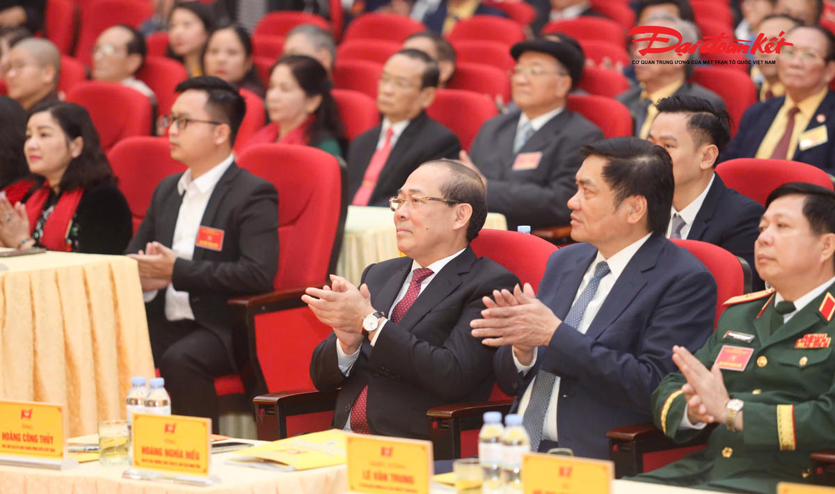 Ông Hoàng Công Thuỷ - Phó Chủ tịch Uỷ ban Trung ương MTTQ Việt Nam tham dự Đại hội. Ảnh: ĐB