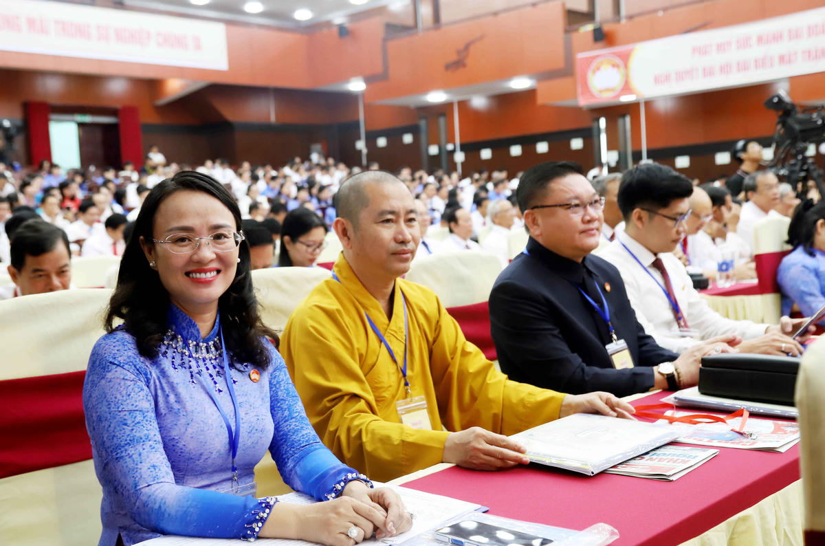 Đại biểu dự Đại hội đầy đủ các thành phần, tổ chức xã hội. Ảnh Trung Kiên