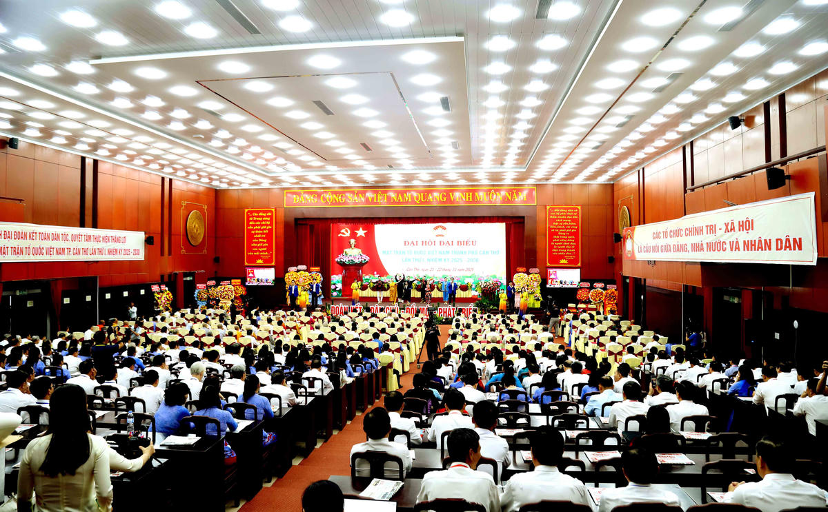 Quang cảnh đại hội. Ảnh Trung Kiên 