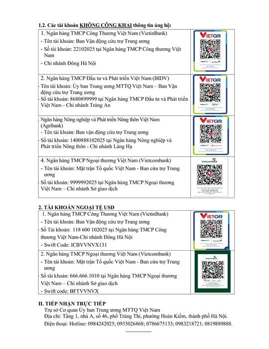 LỜI KÊU GỌI của Đoàn Chủ tịch Ủy ban Trung ương MTTQ Việt Nam về ủng hộ đồng bào miền Trung, Tây Nguyên bị thiệt hại do mưa lũ gây ra
