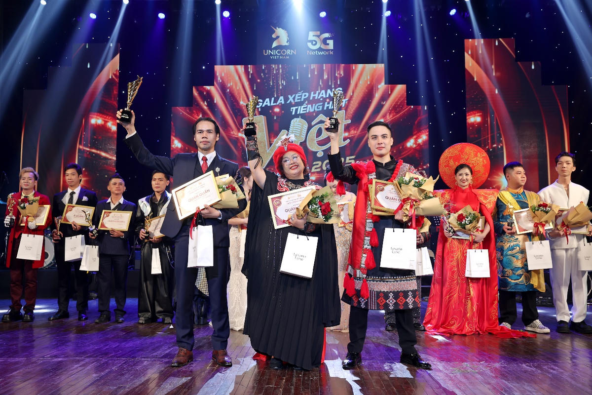 3 Quán quân của mùa thi năm nay.