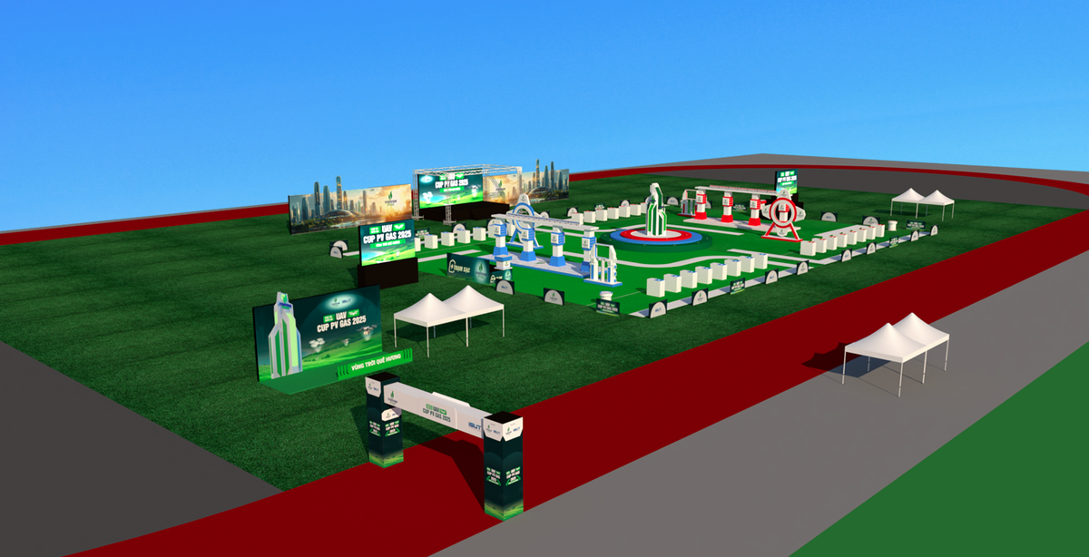 Demo Sân thi đấu Cuộc thi sáng tạo UAV CUP PV GAS 2025