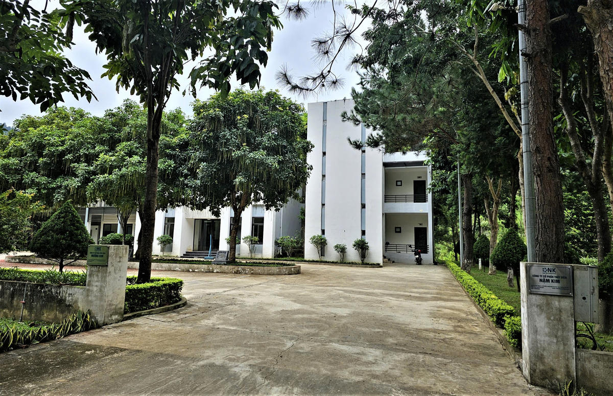 Trụ sở Công ty cổ phần Thủy điện Nậm Kim tại xã Khao Mang, Lào Cai. Ảnh: Đ.S