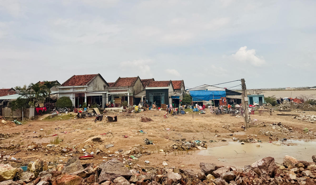 Một góc của xã Hòa Xuân. Ảnh: Thanh Nga.