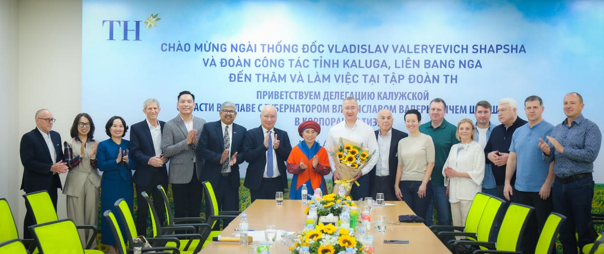 Thống đốc Kaluga Nga thăm Cụm trang trại bò sữa lớn nhất thế giới của Tập đoàn TH