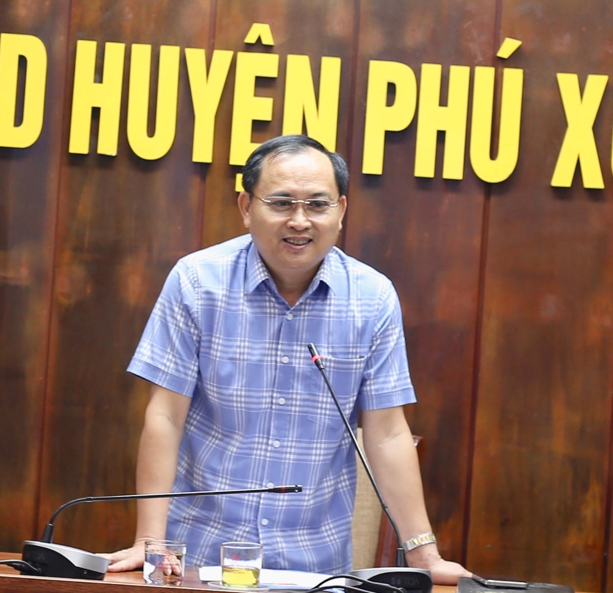 Chủ tịch UBND xã Bùi Công Thản. Ảnh TL