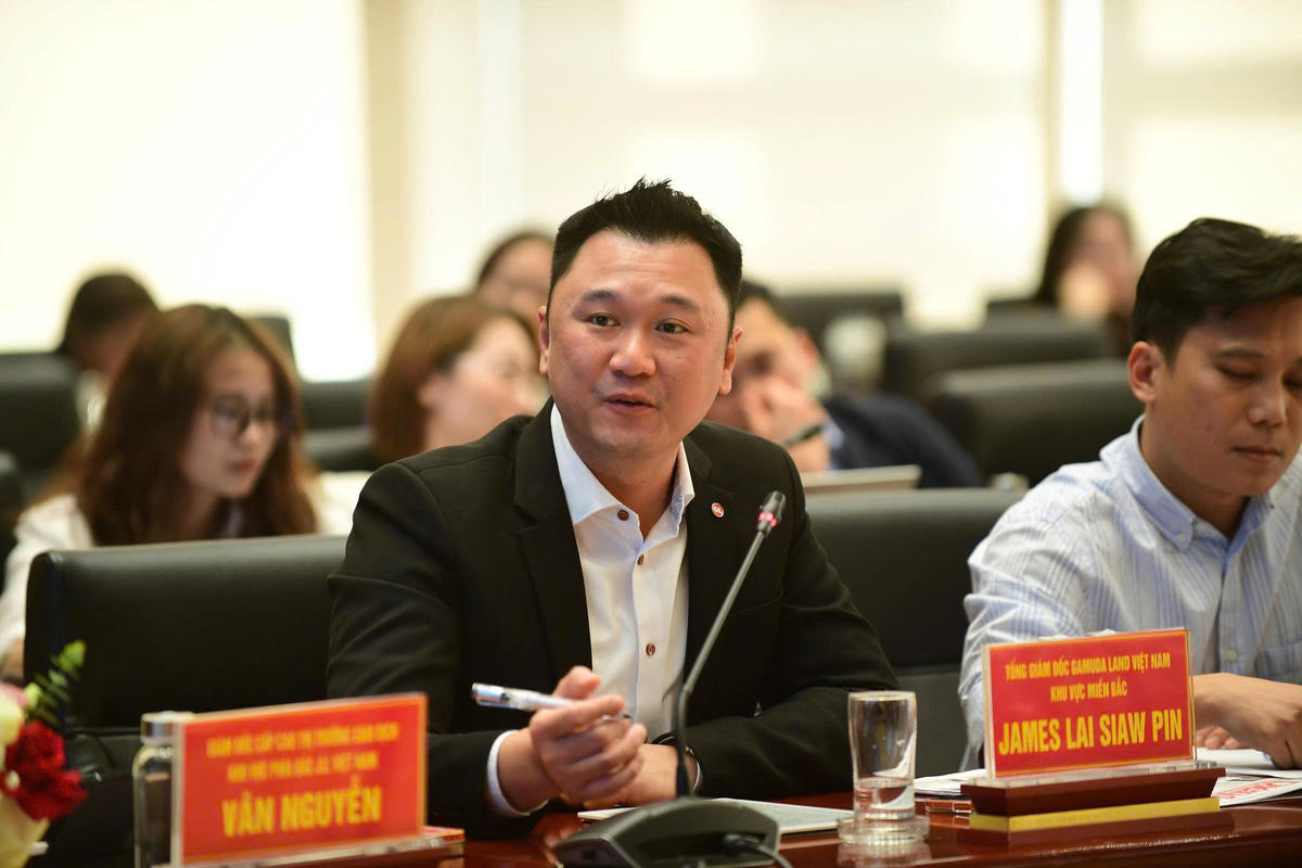 Ông James Lai Siaw Pin – Tổng Giám đốc Gamuda Land Việt Nam, khu vực miền Bắc đánh giá cao tiềm năng của TP Hải Phòng. Ảnh: PT. 