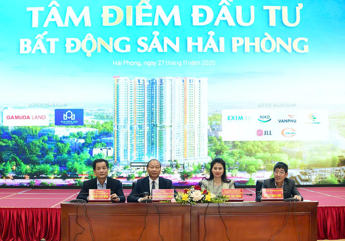 Diễn đàn “Tâm điểm đầu tư bất động sản Hải Phòng” thu hút sự quan tâm của nhiều doanh nghiệp và nhà đầu tư. Ảnh: PT. 