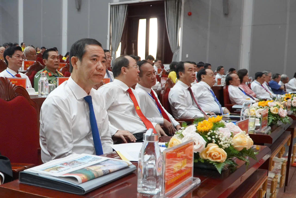 Phó Bí thư Đảng uỷ Mặt trận Tổ quốc, các đoàn thể Trung ương Nguyễn Thái Học dự Đại hội. Ảnh: Nguyên Du