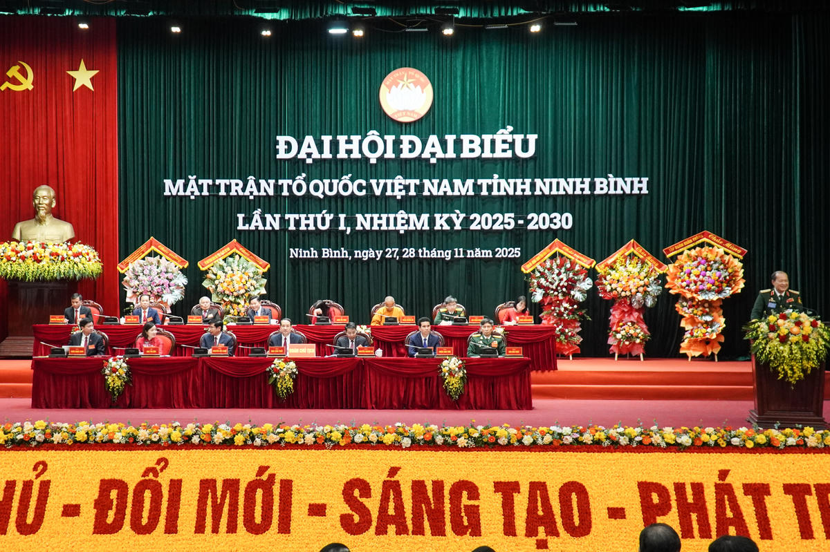 Thượng tướng Bế Xuân Trường phát biểu chỉ đạo tại đại hội. Ảnh: Đình Minh