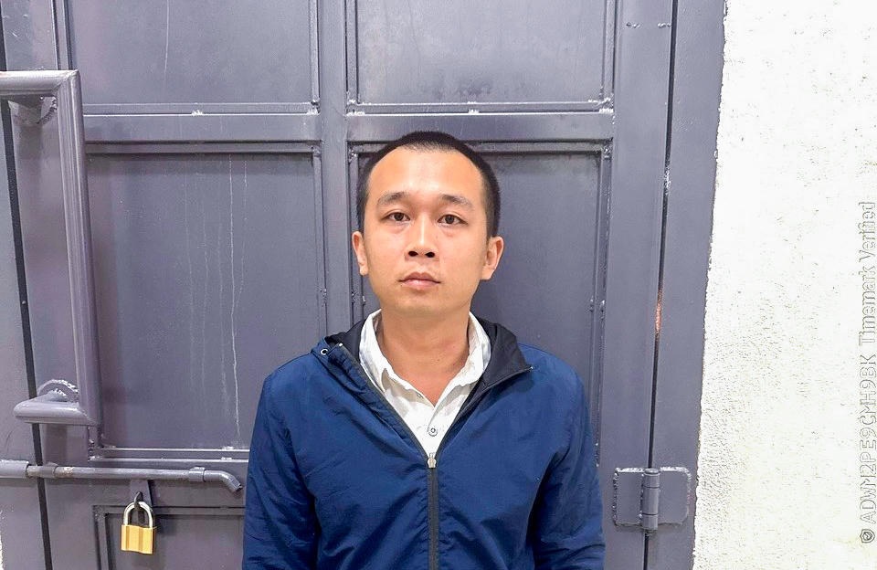 Đối tượng Nguyễn Văn Cường. Ảnh: CAHT