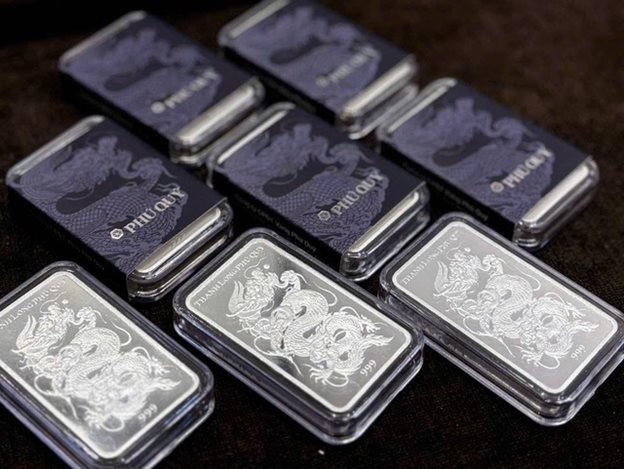 Giá bạc ngày 29/11 đã ghi nhận mức tăng kỉ lục. Ảnh: TL.