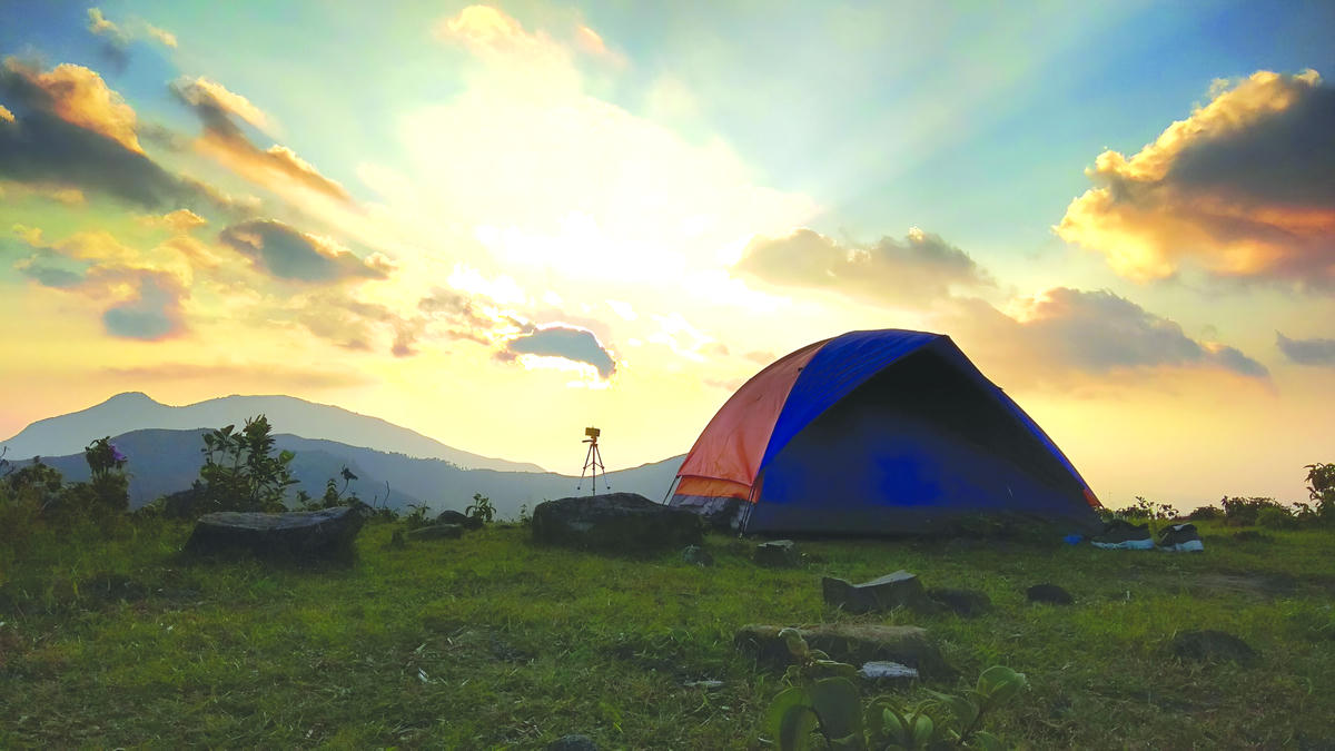 Đón bình minh gần núi Cao Ly.