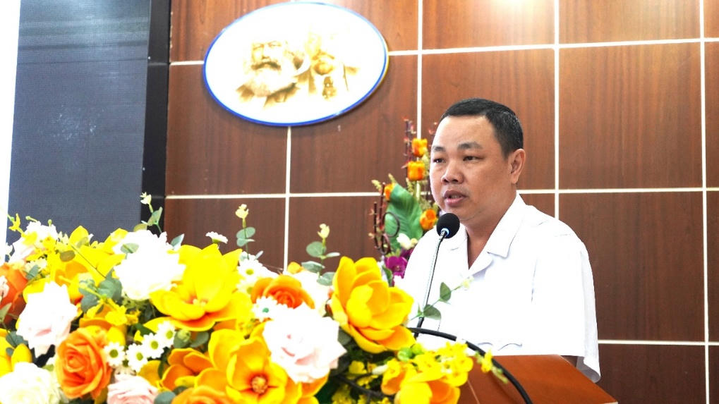 Ông Mai Phước Vinh - Chi cục Tiêu chuẩn Đo lường Chất lượng TP. Hồ Chí Minh tham luận tại Hội thảo