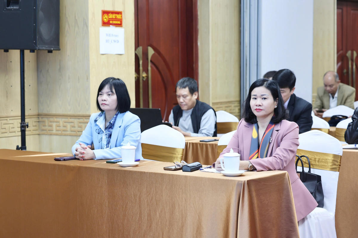 Quang cảnh hội nghị tập huấn. 