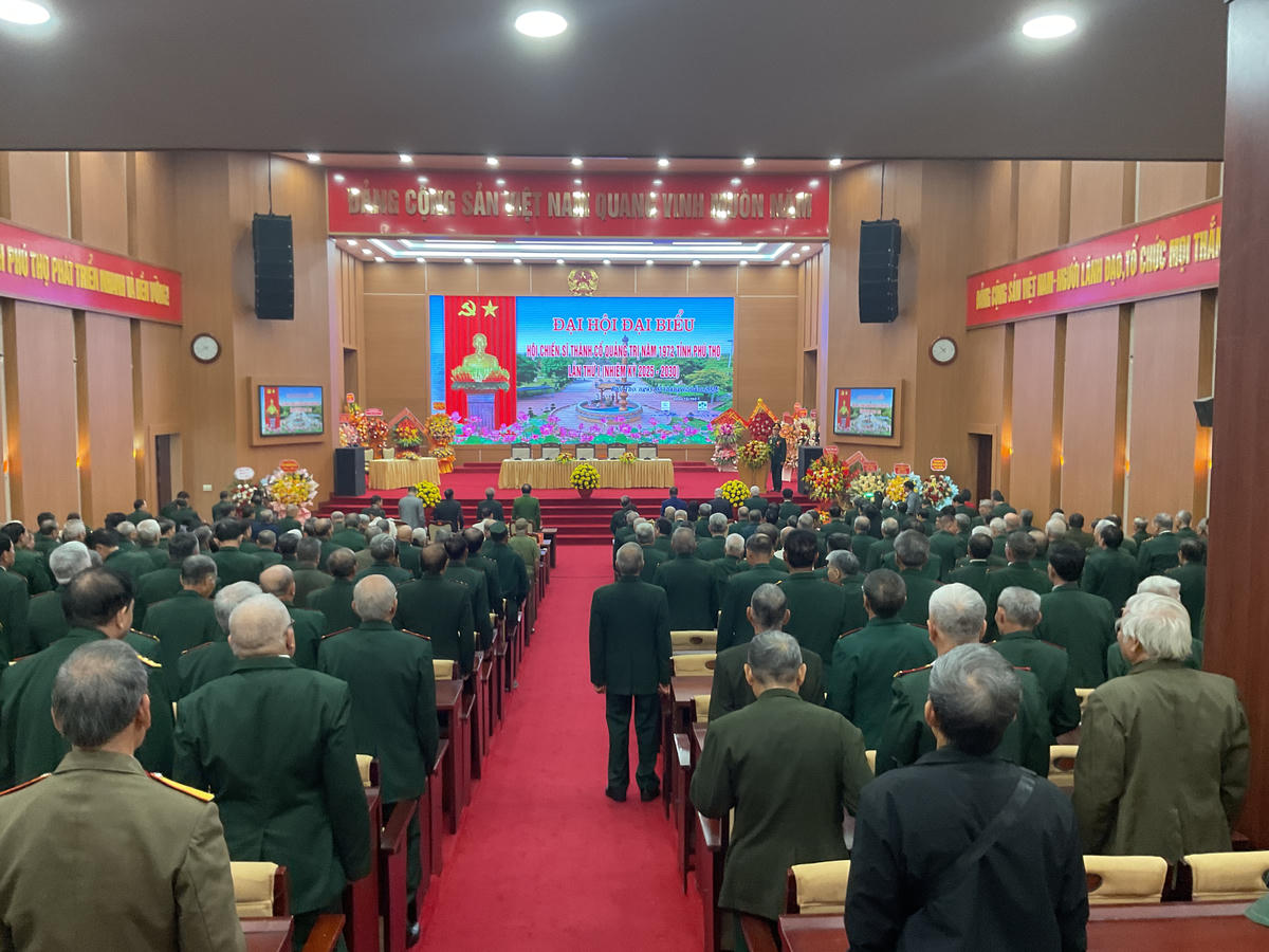 Đại hội đại biểu Hội chiến sỹ Thành cổ Quảng Trị 1972 tỉnh Phú Thọ lần thứ Nhất, nhiệm kỳ 2025-2030