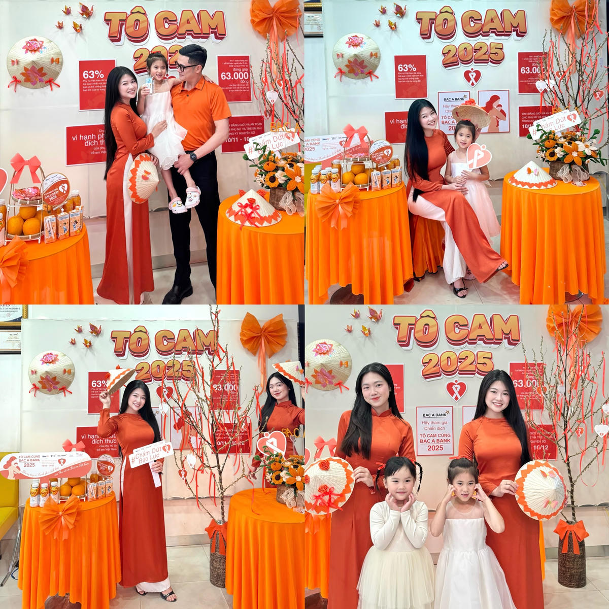 CBNV tại Bắc Á Bank - chi nhánh Huế check-in và lan tỏa sắc cam lên mạng xã hội