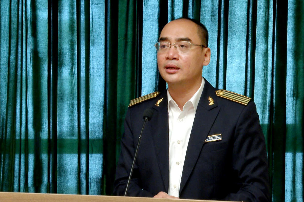 Phó Tổng Kiểm toán nhà nước Bùi Quốc Dũng phát biểu chỉ đạo tại Hội nghị. Ảnh: HT