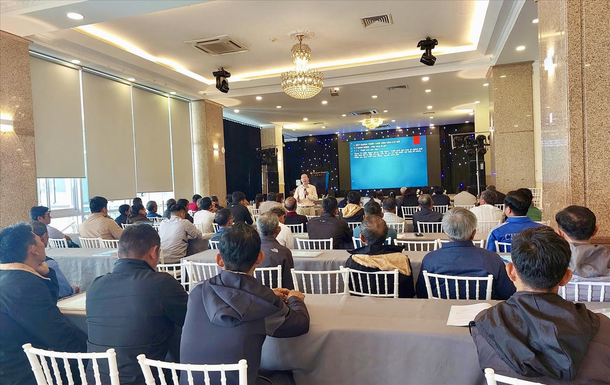 Quang cảnh buổi tập huấn.&nbsp;