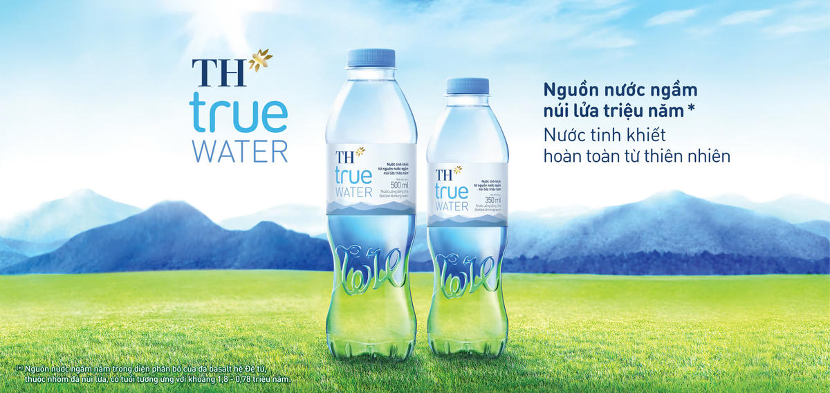 TH true WATER - sản phẩm nước uống đóng chai được nhiều người dùng lựa chọn