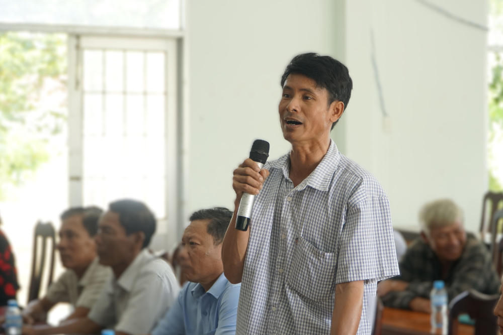 Đại biểu cơ sở trao đổi một số kỹ năng thực hiện tin, bài truyền thông tại buổi tập huấn. Ảnh: baotayninh.vn