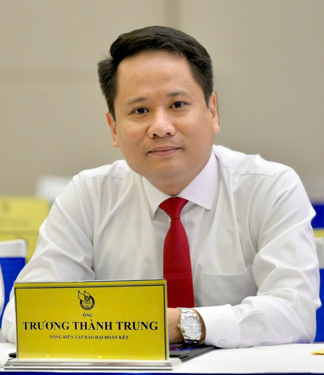Ông Trương Thành Trung - Ủy viên Ủy ban Trung ương Mặt trận Tổ quốc Việt Nam, Tổng Biên tập Báo Đại đoàn kết.