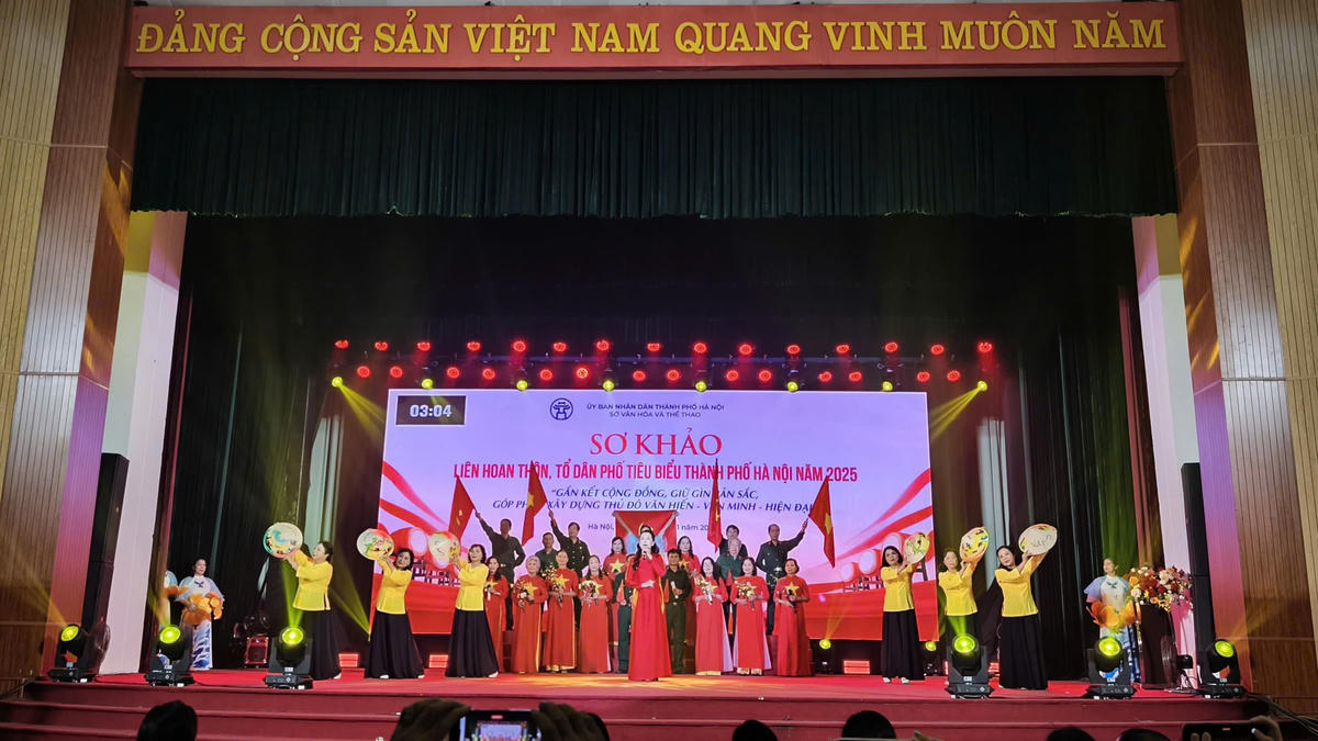 Các chương trình dự Sơ khảo đã góp phần giới thiệu những mô hình hiệu quả, cách làm sáng tạo trong xây dựng thôn, tổ dân phố văn hóa, tạo cơ sở để nhân rộng trên toàn Thành phố Hà Nội. Ảnh: BTC.