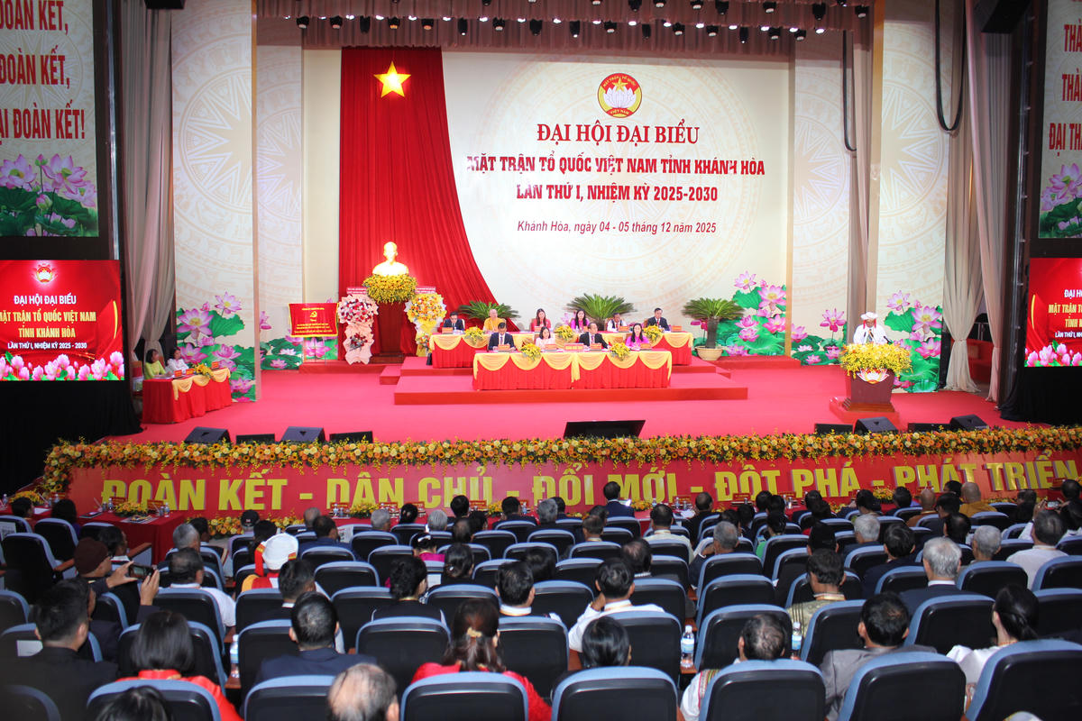 Quang cảnh đại hội. (ảnh X.H)