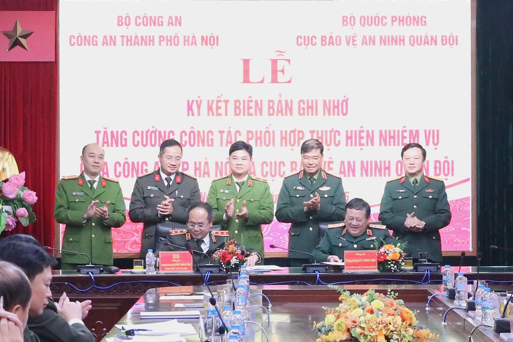 Cục Bảo vệ An ninh Quân đội và Công an TP Hà Nội phối hợp bảo vệ Thủ đô