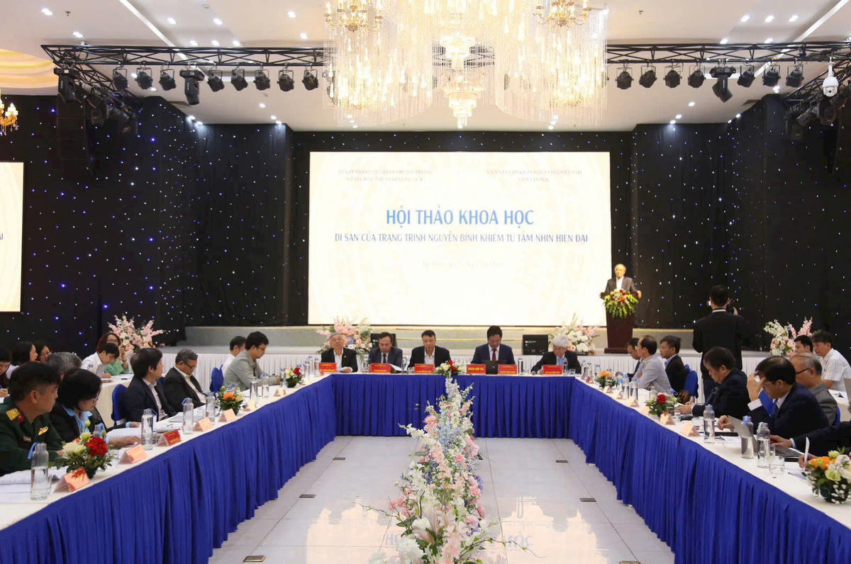 Quang cảnh hội thảo khoa học. Ảnh: VD. 