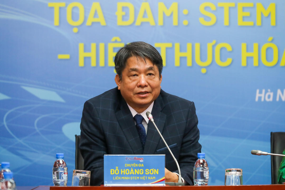 TS Đỗ Hoàng Sơn - chuyên gia tiên phong về giáo dục STEM tại Việt Nam, thành viên chủ chốt của Liên minh STEM Việt Nam.