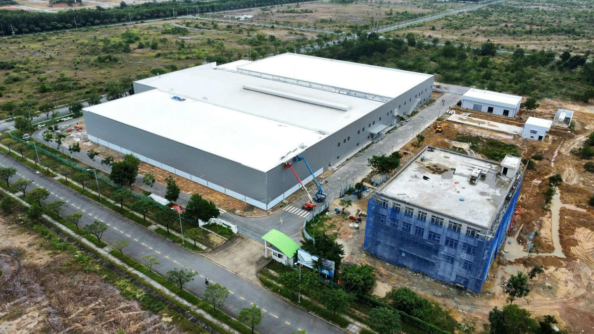 Dự án Nhà máy sản xuất dược phẩm và Trung tâm nghiên cứu phát triển công nghệ cao của Công ty CP Dược Danapha đầu tư gần 1.500 tỷ đồng tại Khu Công nghệ cao Đà Nẵng. Ảnh: Nguyễn Tú.