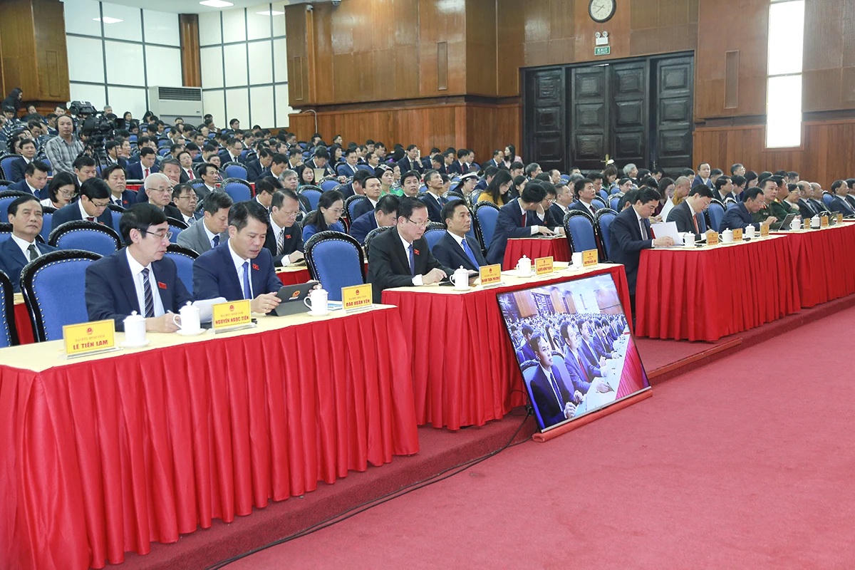 Các đại biểu dự kỳ họp. Ảnh: Lê Hợi