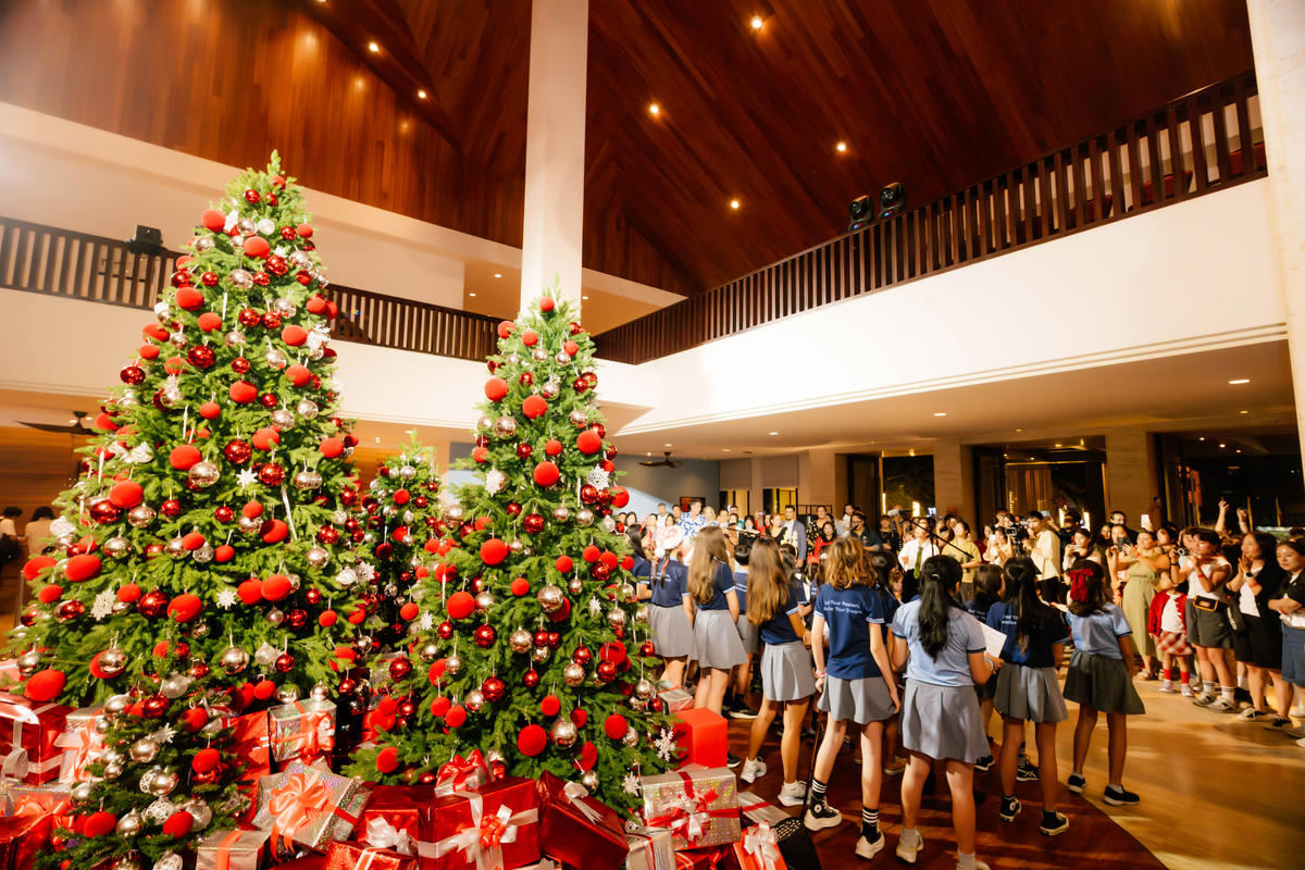 Tại TP Đà Nẵng đang diễn ra nhiều hoạt động đón giáng sinh, chào năm mới. Ảnh: Nguyễn Tú.