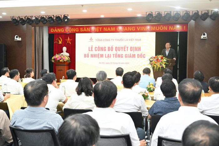 Ông Hồ Lê Nghĩa, Ủy viên Ban Chấp hành Đảng bộ Chính phủ, Bí thư Đảng ủy,
Chủ tịch Hội đồng thành viên phát biểu tại lễ công bố