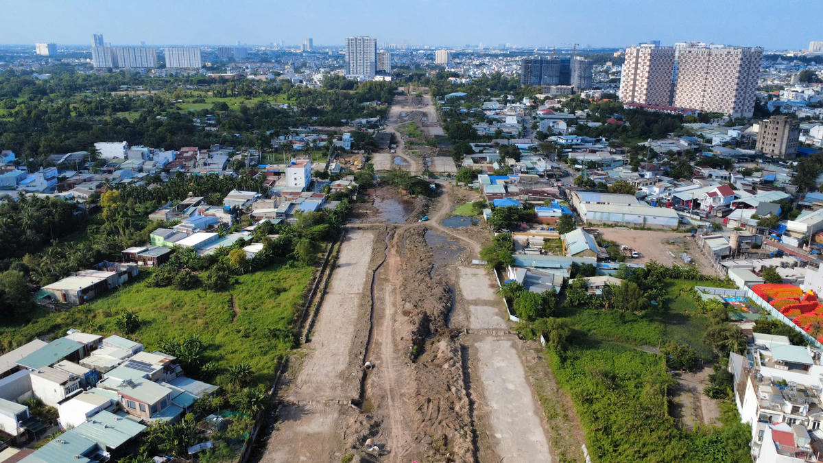Vành đai 2 TP Hồ Chí Minh là một trong những trục đường quan trọng nhất, có quy mô khép kín gồm nhiều đoạn. Ảnh: Đ.Xá.